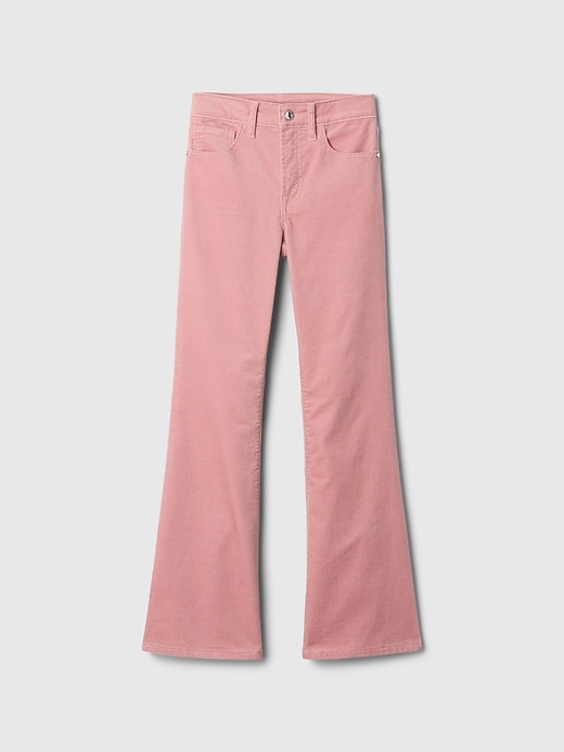 Image number 6 showing, Kids High Rise Velvet '70s Flare Jeans