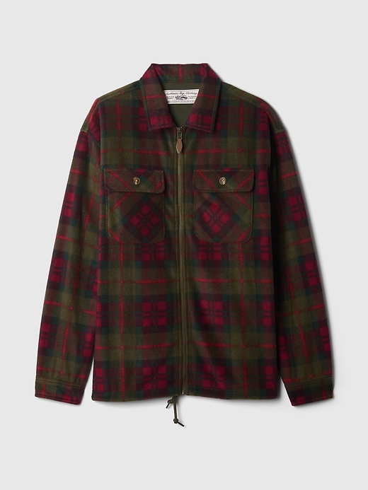 Image number 6 showing, Plaid Shirt Jacket