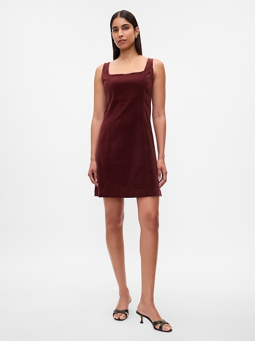 Image number 1 showing, Velvet Mini Dress