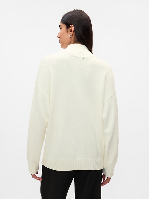 Image number 2 showing, CashSoft Mockneck Sweater