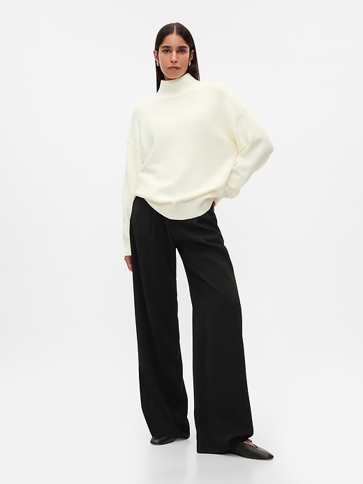 Image number 3 showing, CashSoft Mockneck Sweater