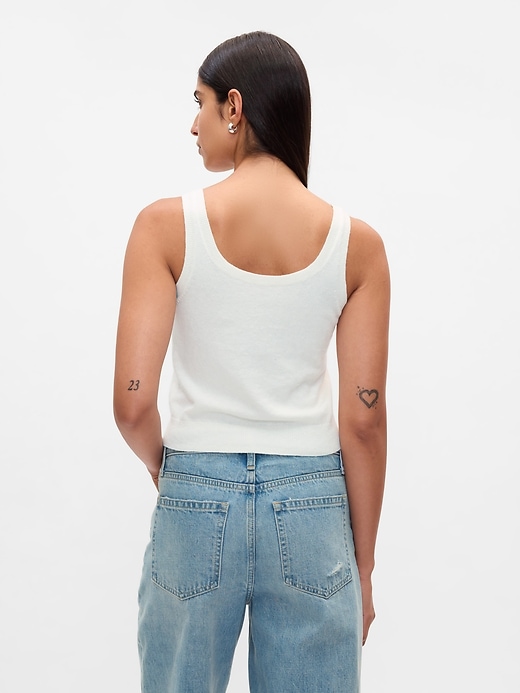 Image number 2 showing, CashSoft Cropped Tank Top