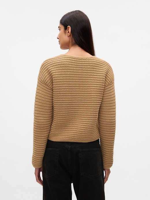 Image number 2 showing, Textured Sweater Jacket