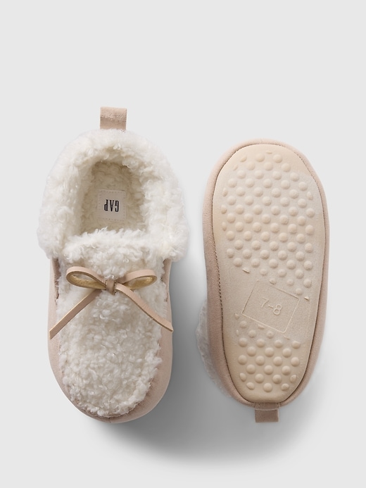 Image number 3 showing, babyGap Cozy Moc Slippers