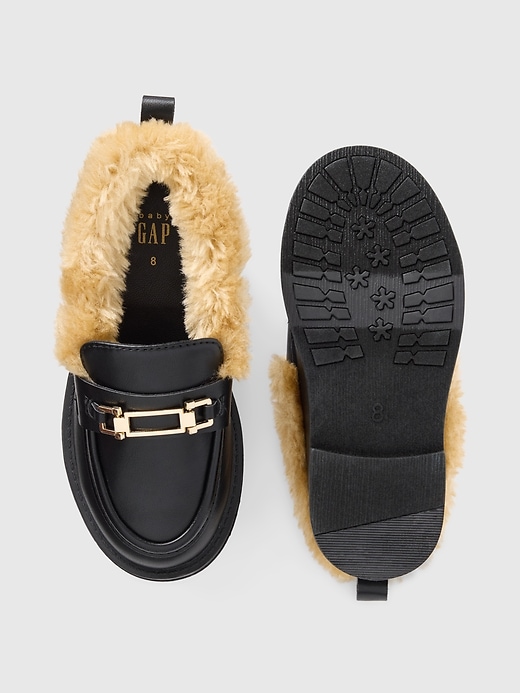 Image number 3 showing, babyGap Faux Fur Loafers