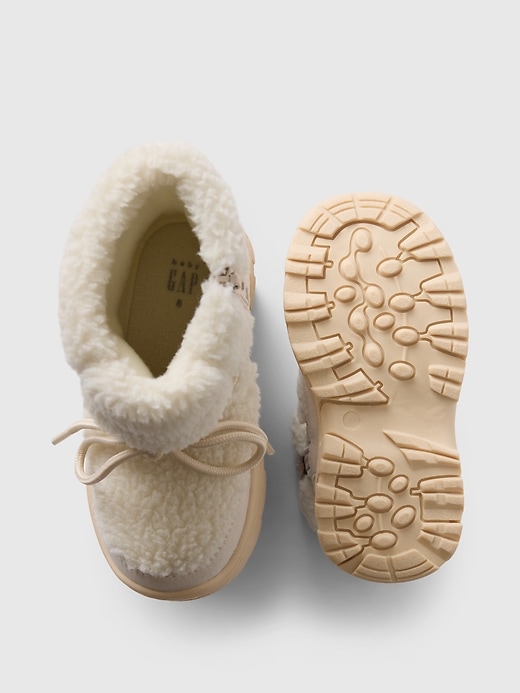 Image number 3 showing, babyGap Cozy Lace-Up Boots