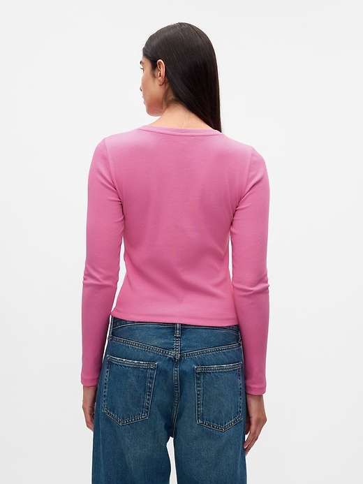 Image number 2 showing, Modern Rib Cropped T-Shirt