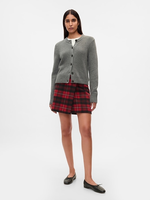 Image number 1 showing, Plaid Wrap Mini Skirt