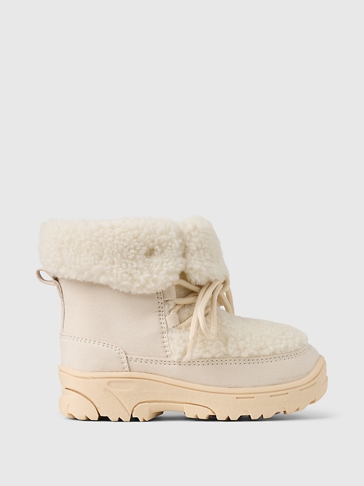 Image number 1 showing, babyGap Cozy Lace-Up Boots