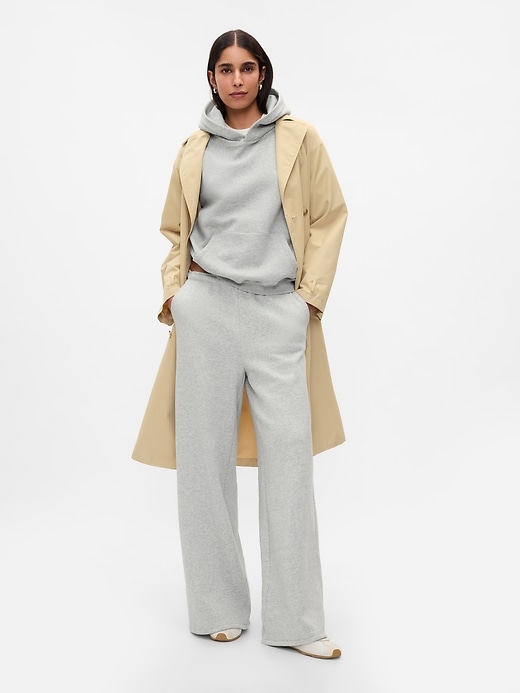 Image number 1 showing, Vintage Soft Baggy Wide-Leg Sweatpants