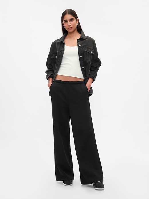 Image number 1 showing, Vintage Soft Baggy Wide-Leg Sweatpants