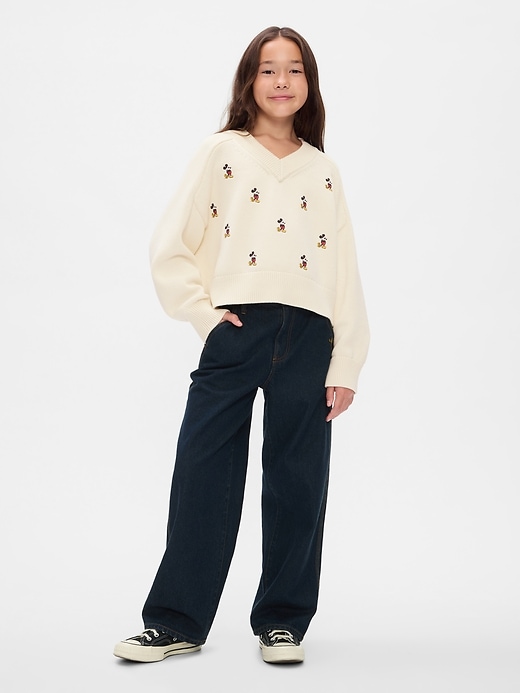 Image number 3 showing, Gap × Disney Kids Mickey Mouse Embroidered Sweater