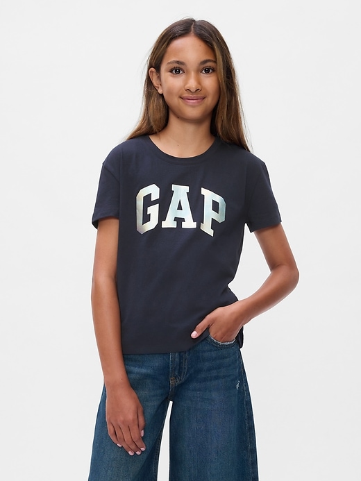 Image number 1 showing, Kids Metallic Logo T-Shirt