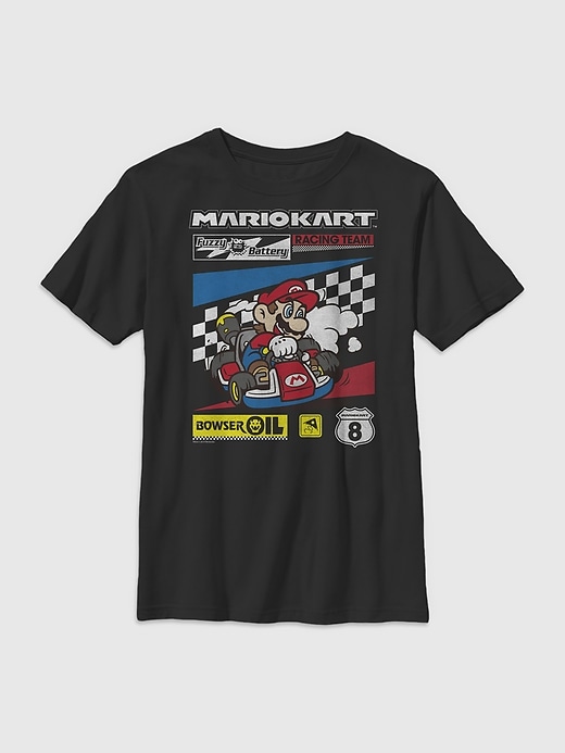 Image number 1 showing, Kids Nintendo Mario Kart Racing Team Graphic Tee