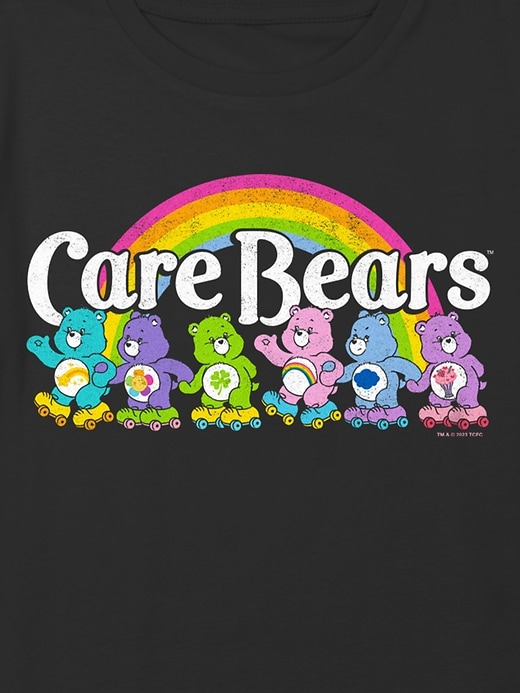 Image number 2 showing, Kids Care Bears Roller Skates Graphic Boxy Crop Tee