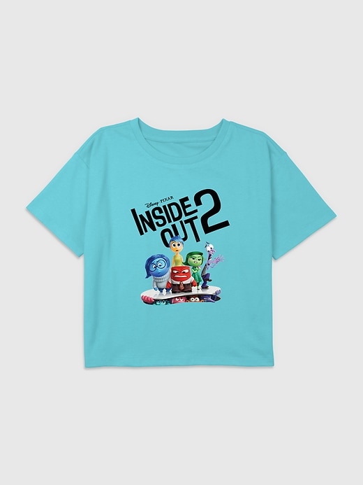 Image number 1 showing, Kids Inside Out 2 Logo Graphic Boxy Crop Tee