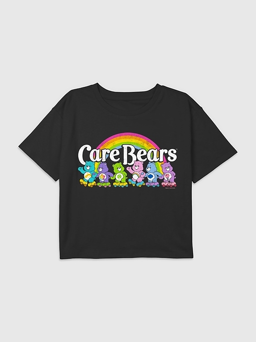 Image number 1 showing, Kids Care Bears Roller Skates Graphic Boxy Crop Tee