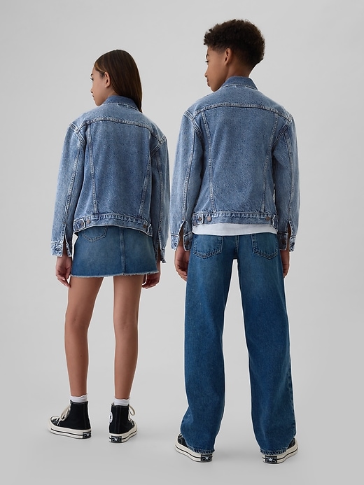 Image number 3 showing, Kids Organic Cotton Icon Denim Jacket