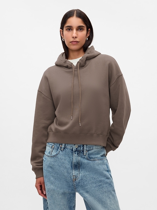 Image number 1 showing, Vintage Soft Cropped Hoodie