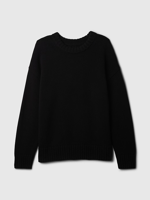 Image number 5 showing, 100% Cotton Oversized Boyfriend Sweater