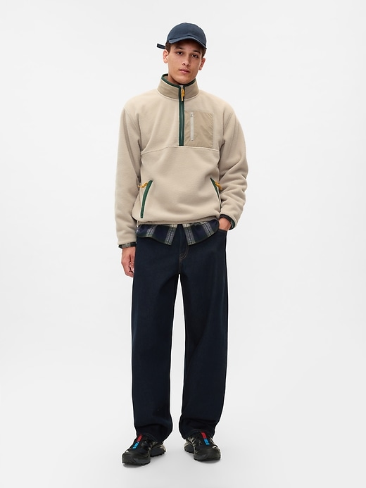 Image number 3 showing, Sherpa Half-Zip Pullover