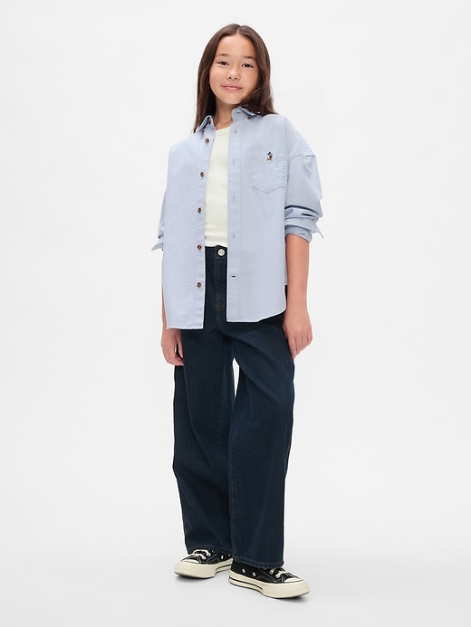 Image number 5 showing, Gap × Disney Kids Oversized Oxford Shirt