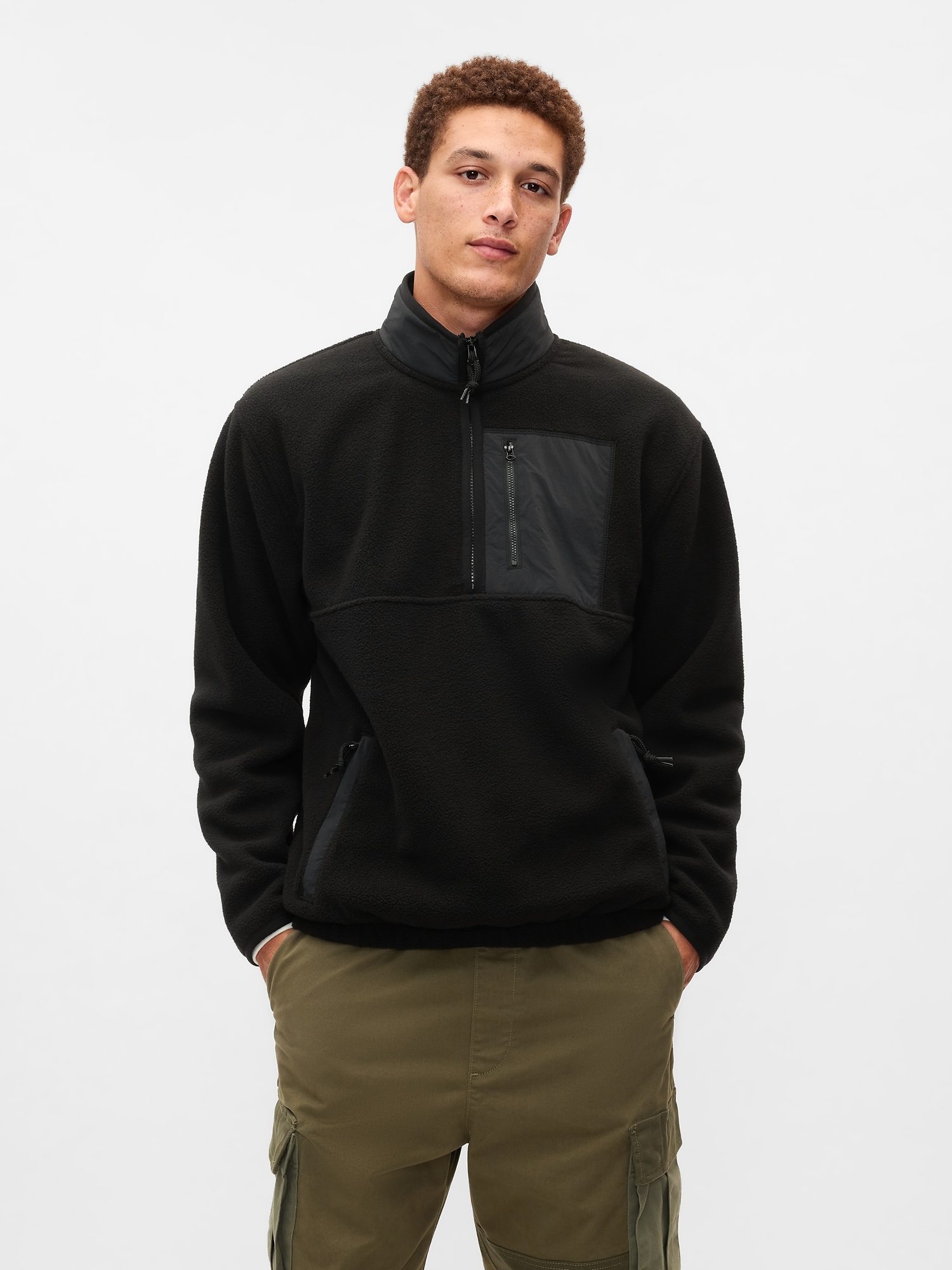 Sherpa Half-Zip Pullover