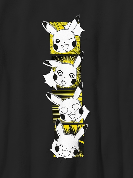 Image number 2 showing, Kids Pokemon Pikachu Faces Graphic Tee