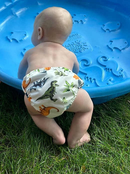 Image number 2 showing, Charlie Banana Reusable Swim Diaper with Snaps UPF50