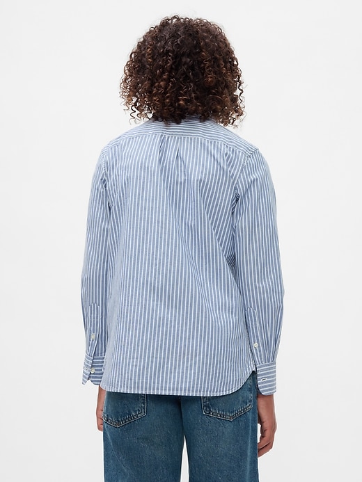 Image number 2 showing, Kids Organic Cotton Poplin Shirt