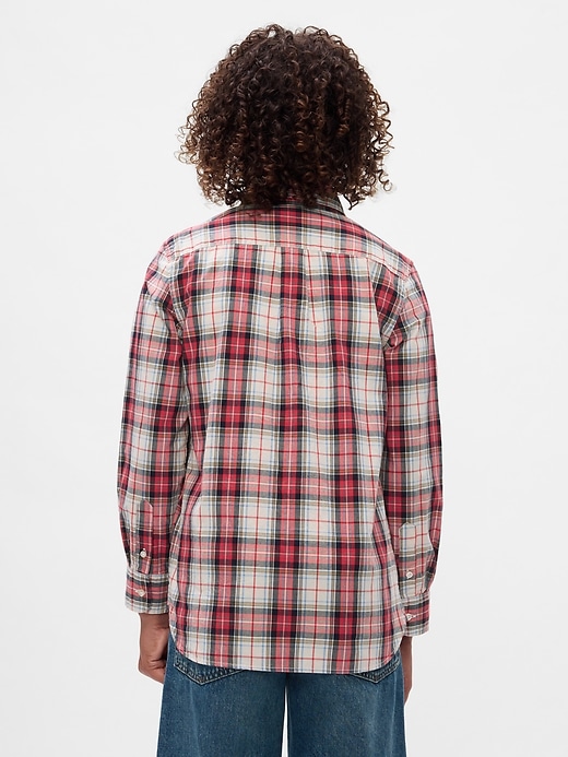 Image number 2 showing, Kids Organic Cotton Poplin Shirt