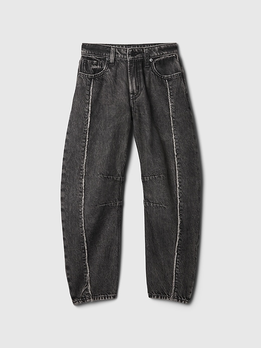 Image number 6 showing, Kids Mid Rise Horseshoe Jeans