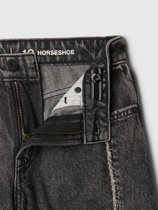 Image number 5 showing, Kids Mid Rise Horseshoe Jeans