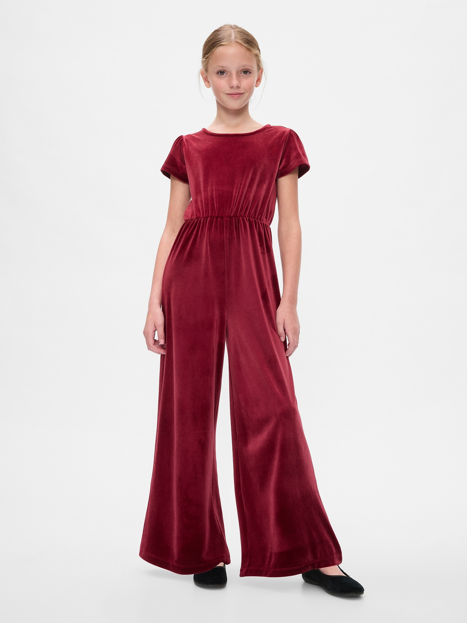 Kids Velour Jumpsuit