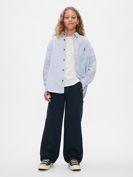 Image number 3 showing, Gap × Disney Kids Oversized Oxford Shirt