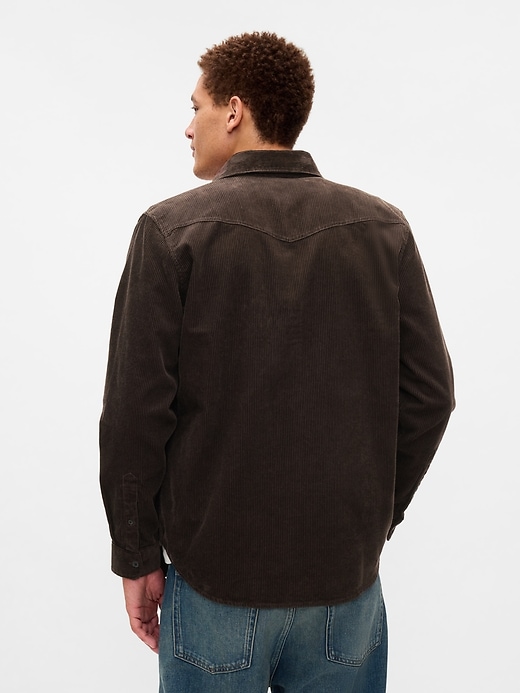 Image number 2 showing, Corduroy Western Shirt