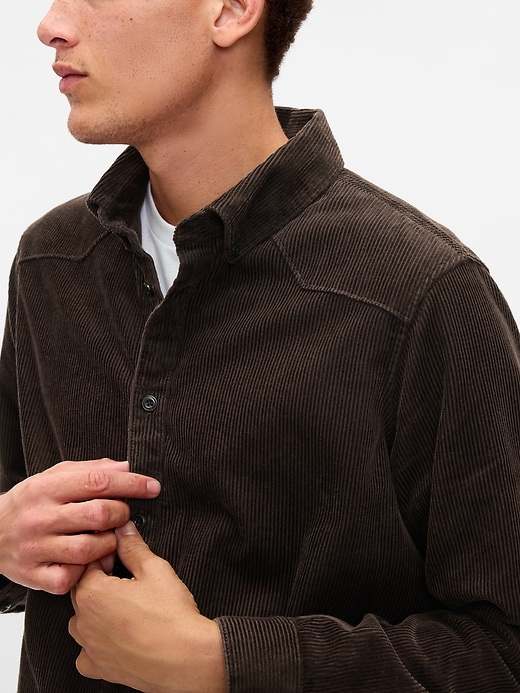 Image number 4 showing, Corduroy Western Shirt