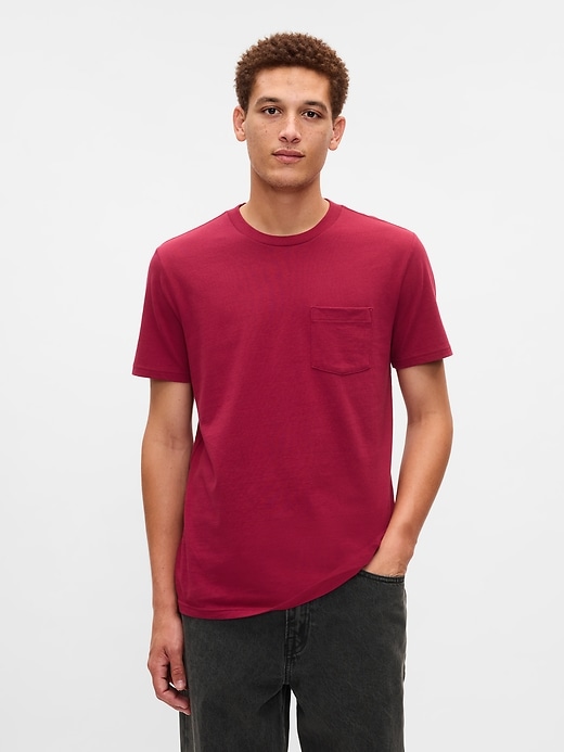 Image number 1 showing, Organic Cotton Pocket T-Shirt