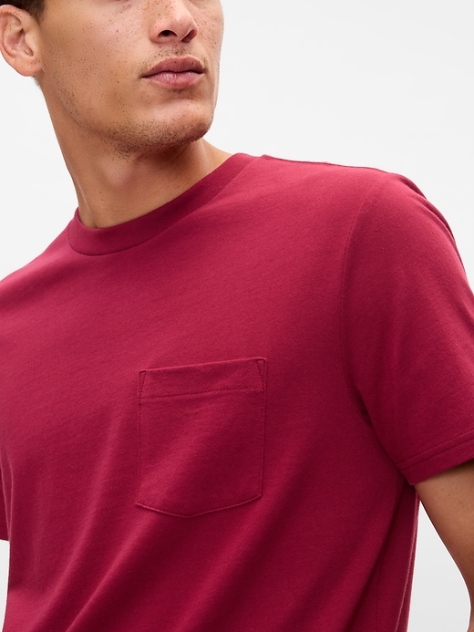 Image number 4 showing, Organic Cotton Pocket T-Shirt