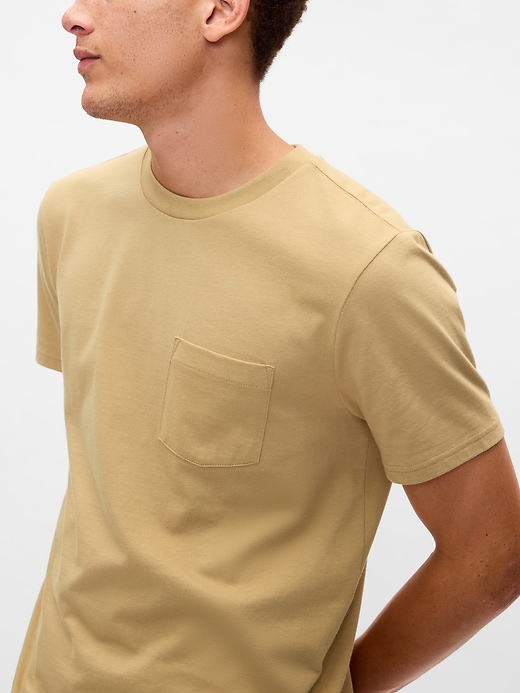 Image number 4 showing, Organic Cotton Pocket T-Shirt