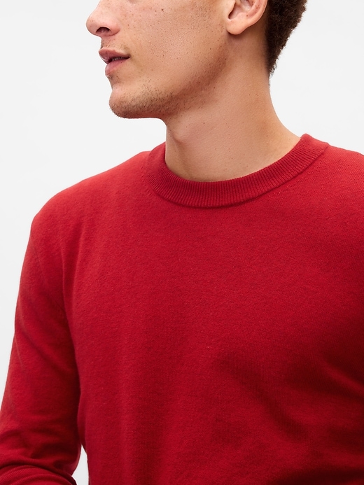 Image number 4 showing, CashSoft Crewneck Sweater