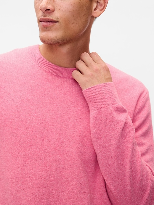 Image number 4 showing, CashSoft Crewneck Sweater