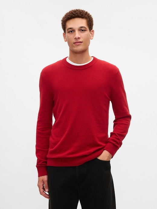 Image number 1 showing, CashSoft Crewneck Sweater