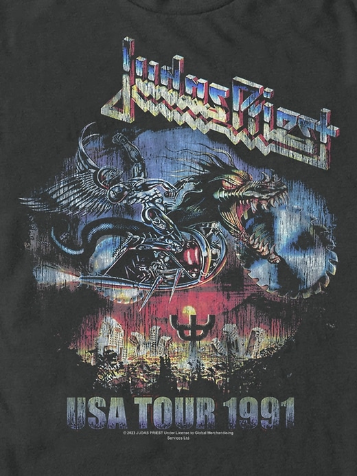 Image number 2 showing, Judas Priest USA Tour 1991 Graphic Tee