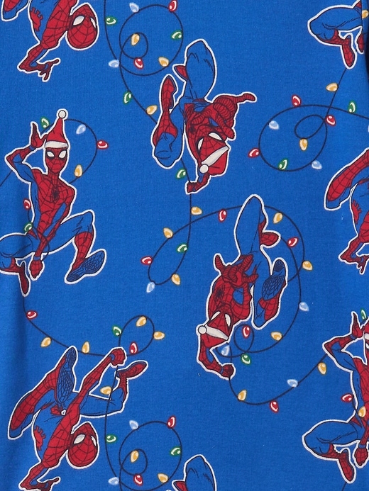 Image number 3 showing, Gap × Marvel Kids Organic Brushed  Cotton Spider-Man PJ Set