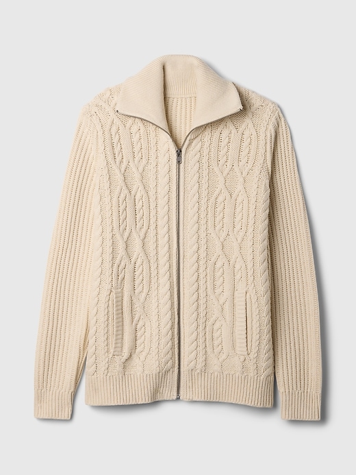 Image number 5 showing, Full-Zip Sweater Cardigan