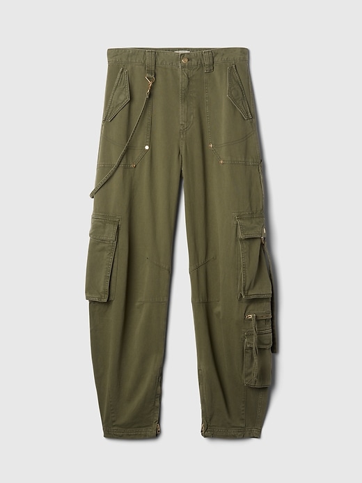 Image number 7 showing, Gap × Cult Gaia Cargo Barrel Pants