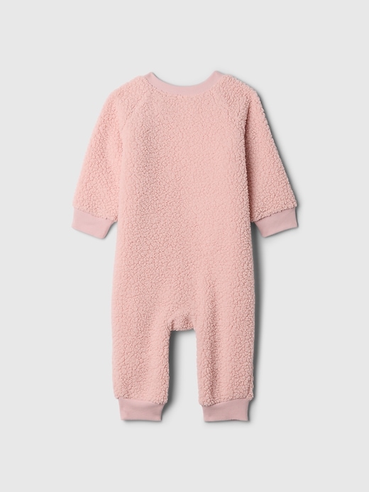 Image number 2 showing, Baby Gap Logo Sherpa One-Piece