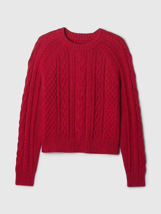 Image number 5 showing, Classic Cable-Knit Sweater