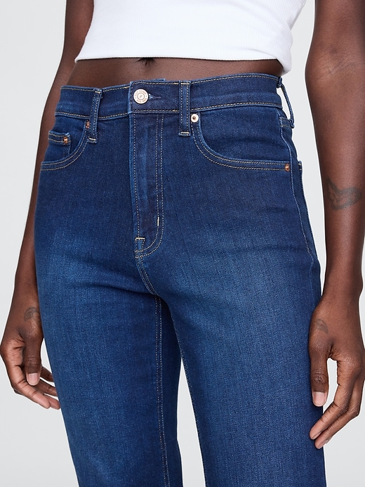 Image number 8 showing, High Rise True Skinny Capri Jeans